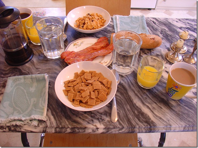 The weekly breakfast