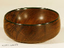 Tamboti & resin, 7in. diam.
