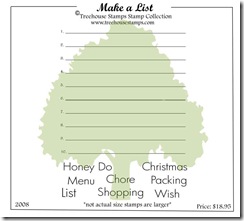 make a list