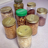 This is how you shop at your local co-op. Bring yer containers, buy everything in bulk. BOOYAH.