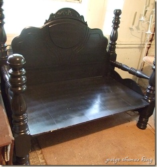 black bed bench