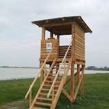 neuer Turm HIDE am SE Ufer Lange Lacke &ndash; 15-Mai-2009