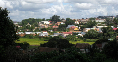 Antananarivo suburbs in Madagascar