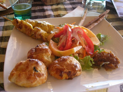 Dinner at Les Collines de Niassam in Senegal