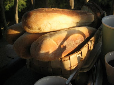 Breakfast at Les Collines de Niassam resort in Senegal