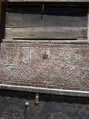 Trunks for sale at a souk in Nizwa Oman