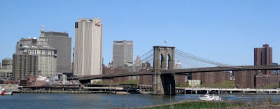 Brooklyn Bridge as seen from Brooklyn