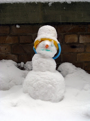 Snowman in London