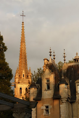 Church near Chateau St Julien l'Ars near Poitiers France