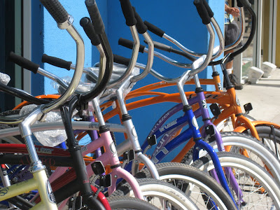 Bikes for rent in Venice Beach