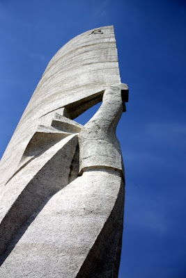 Soviet era war monument in Ulaanbaatar Mongolia