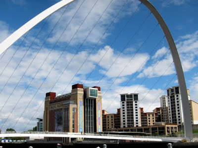 Gateshead Millineum Bridge in Newcastle England