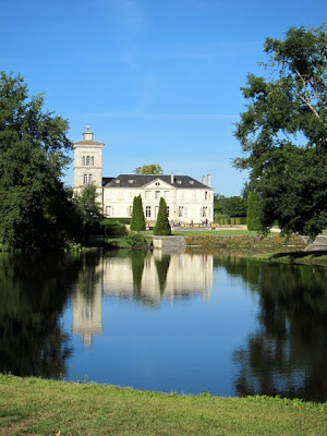 Chateau on the Marathon du Medoc route in France