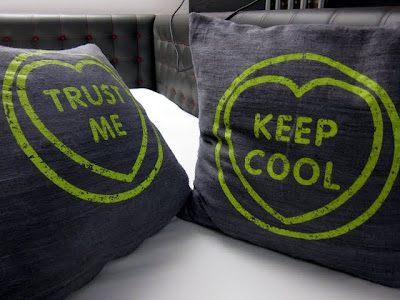 Hoxton Hotel room with pillows