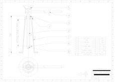 Third Year Mechanical Engineering AutoCAD drawing - Screw Jack Assembly