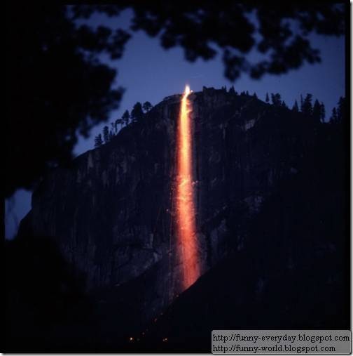 firefall fire waterfall Yosemite National Park (5)