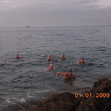 Carrera y baño del 1 de Enero de 2009