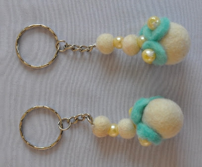 Felt key chain