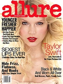 Taylor Swift Allure April 2009 cover