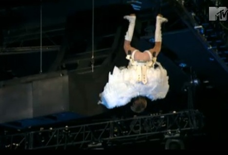 Sacha Baron Cohen's Gay alter ego Bruno  in a dove costume pic