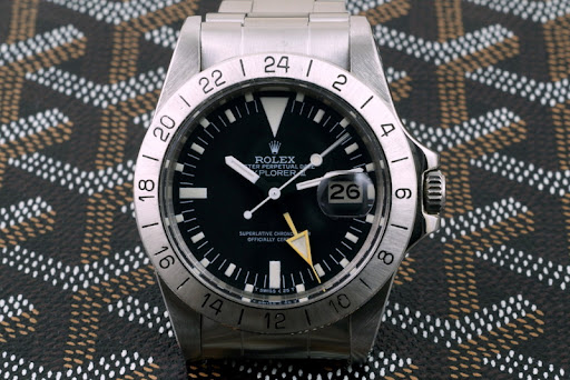 another vintage Rolex from the 1970s and 1980s—the Explorer II (Ref. another vintage Rolex from the 1970s and 1980s—the Explorer II (Ref.