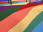Rainbow Playground Surface