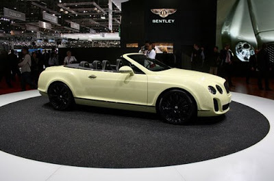 Bentley has presented a high-speed cabriolet