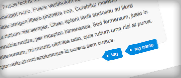 CSS3 Post Tags