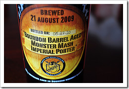 image of Lompoc's Barrel-aged Monster Mash courtesy of our Flickr page