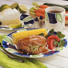 Pilaf-Stuffed Pork Chops