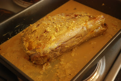 Post-sizzle Arabic Roast Lamb