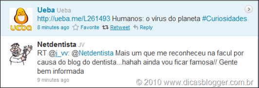 Retuitar um tweet twitter-retweet