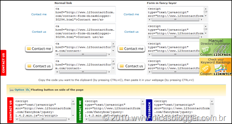 Banners 123contactform-blogger