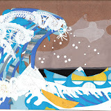 Donation from Jodie Mack: Collage Replica of Hokusai's Jodie Mack