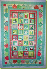 0709 Christmas Panel Quilt