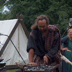 Schmiede bei der Arbeit