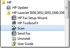 Romukas blog: Windows 7 & HP LaserJet 3055 Network Scanning