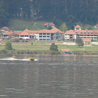 Esquiando en el lago Sochagota Esquiando en el lago Sochagota