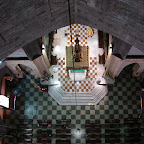 El altar mayor visto desde la c&uacute;pula