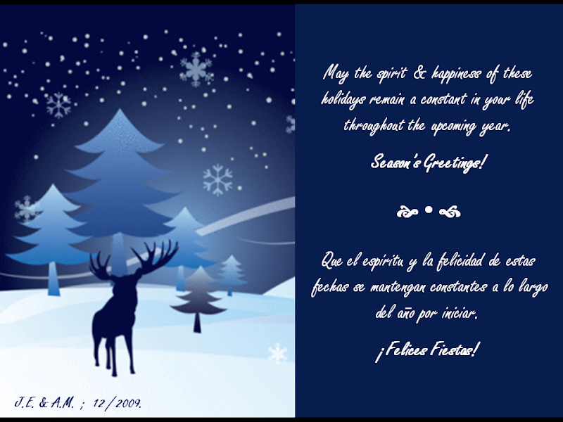 Happy Christmas! | ¡Feliz Navidad!!