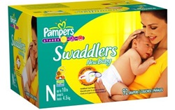 pampers swaddlers diapers newborn
