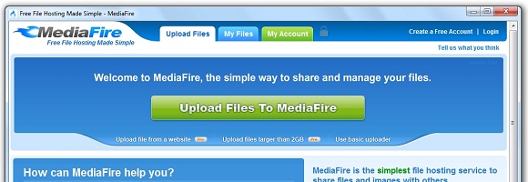 MediaFire%20 1 Las webapps más populares de 2009