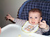 35 weeks old Sat Dec 13th First table food scrambled eggs 1.JPG