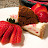 Kayla's boyfriend is a pastry chef and she is certainly picking up on some technique.  Yeah, it's way more fun to eat food when it looks like beautiful art.