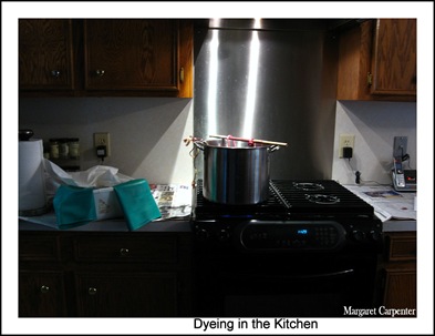 Dyeing in the kitchen