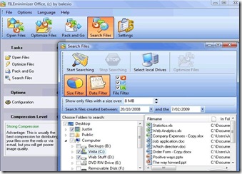FILEminimizer Office FILEminimizer Office
