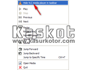 Cara Mudah Me-Minimize VLC ke System Tray