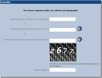 checar si tienes reporte de robo