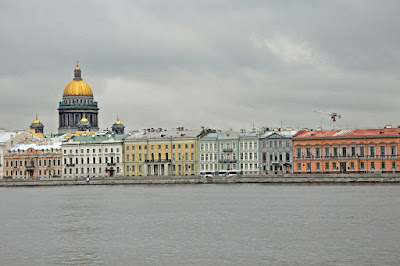 St. Petersburg, St. Isaac's Cathedral from Vaselievsky Spit