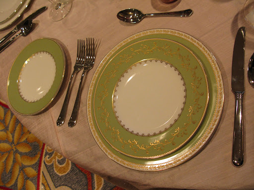 A closer look at the pattern inspired by some of Martha's own personal antique dishes.